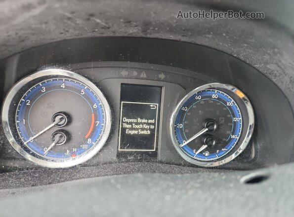 2T1BURHE4HC807611 2017 TOYOTA COROLLA Blue Вид щитка приладів