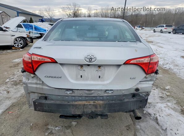 2T1BURHE4HC842469 2017 TOYOTA COROLLA Silver Вид ззаду