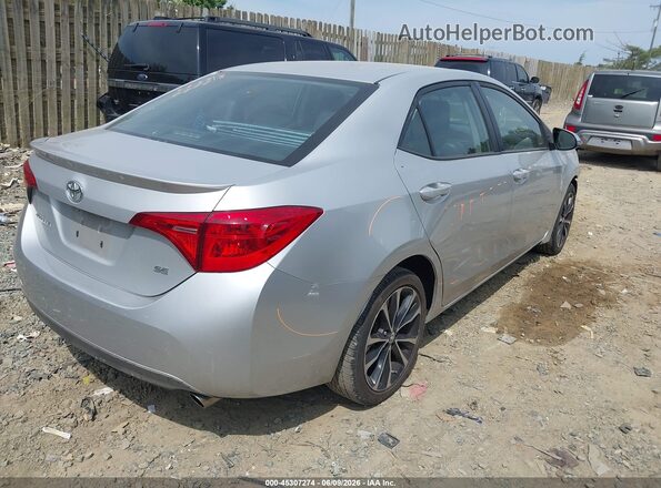 2T1BURHE4HC856307 2017 TOYOTA COROLLA Silver Հետևի աջ