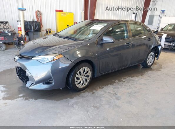2T1BURHE4HC872202 2017 TOYOTA COROLLA Gray Przód lewy