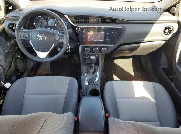 2T1BURHE4HC911466 2017 TOYOTA COROLLA Blue Dashboard view