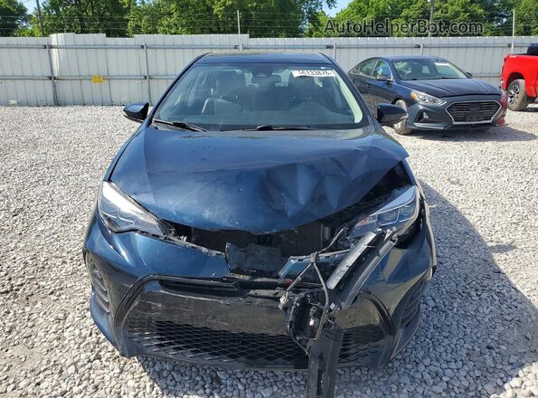 2T1BURHE4HC912293 2017 TOYOTA COROLLA Black Դիմացի տեսք