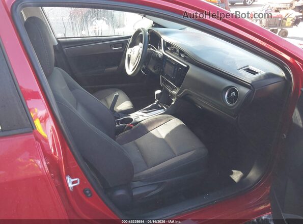 2T1BURHE4HC929174 2017 TOYOTA COROLLA Red წინა სალონის ხედი