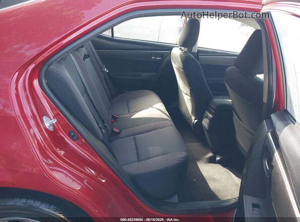 2T1BURHE4HC929174 2017 TOYOTA COROLLA Red VIN კოდის სტიკერის ხედი
