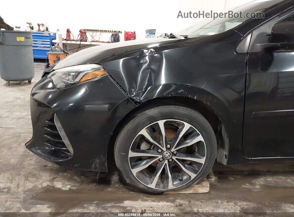 2T1BURHE4HC937677 2017 TOYOTA COROLLA Black Դիմացի տեսք