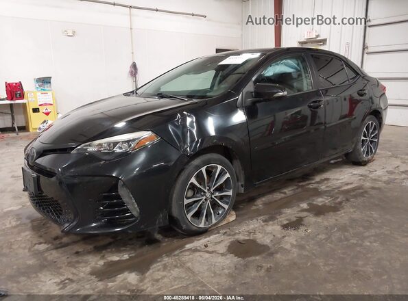 2T1BURHE4HC937677 2017 TOYOTA COROLLA Black Առջևի ձախ երեք քառորդ տեսարան