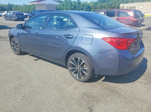 2T1BURHE4JC003282 2018 TOYOTA COROLLA Blue Հետևի ձախ
