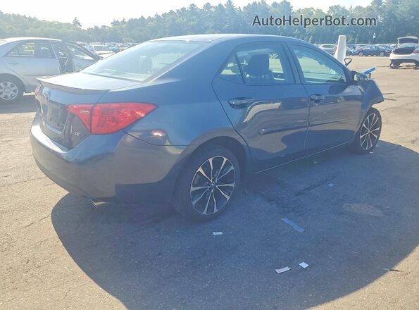2T1BURHE4JC003282 2018 TOYOTA COROLLA Blue Հետևի աջ