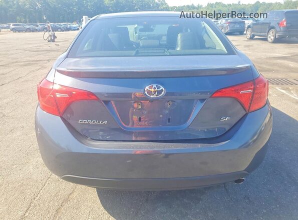 2T1BURHE4JC003282 2018 TOYOTA COROLLA Blue Հետևի տեսք