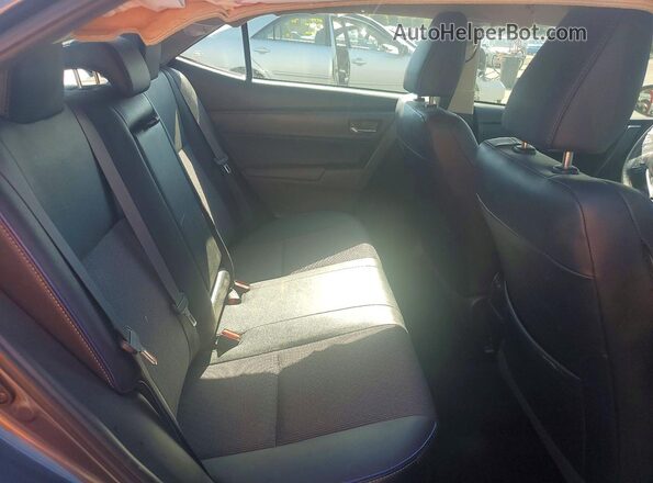 2T1BURHE4JC003282 2018 TOYOTA COROLLA Blue Հետևի նստատեղերի տեսք