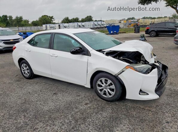 2T1BURHE4JC013780 2018 TOYOTA COROLLA White 