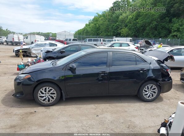 2T1BURHE4JC015450 2018 TOYOTA COROLLA Black უკანა სალონის ხედი