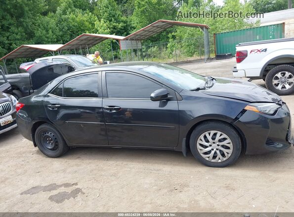 2T1BURHE4JC015450 2018 TOYOTA COROLLA Black ხელსაწყოთა პანელის ხედი
