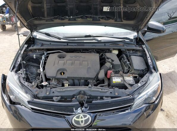 2T1BURHE4JC015450 2018 TOYOTA COROLLA Black უკანა ხედი