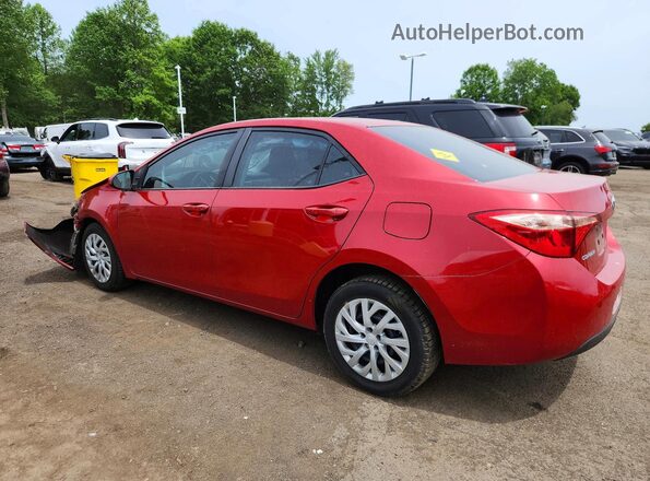 2T1BURHE4JC024004 2018 TOYOTA COROLLA Red 