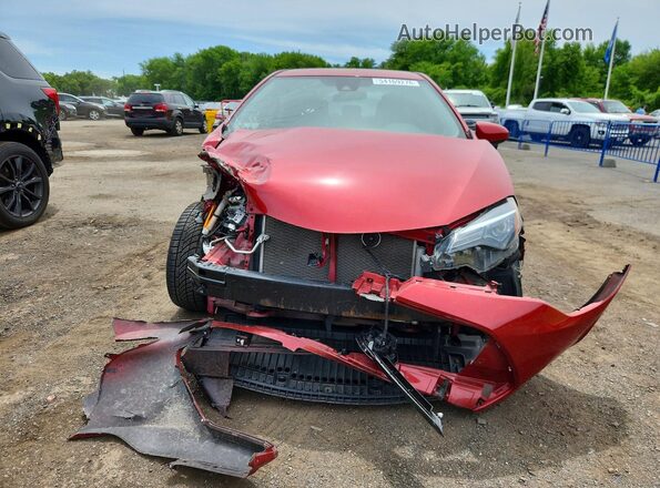 2T1BURHE4JC024004 2018 TOYOTA COROLLA Red 