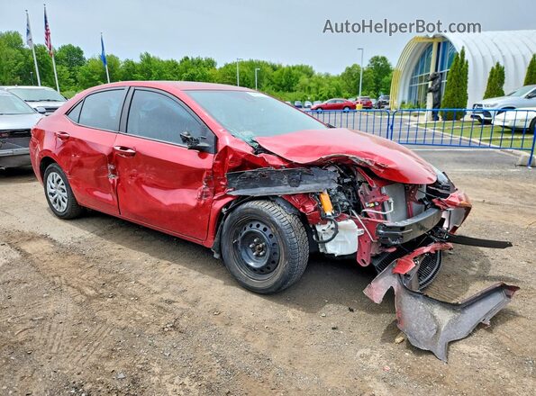2T1BURHE4JC024004 2018 TOYOTA COROLLA Red 