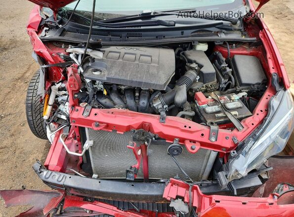 2T1BURHE4JC024004 2018 TOYOTA COROLLA Red 