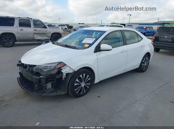2T1BURHE4JC030000 2018 TOYOTA COROLLA White Przód lewy