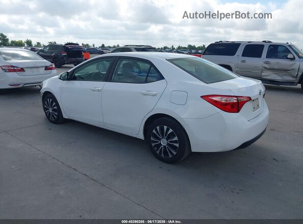 2T1BURHE4JC030000 2018 TOYOTA COROLLA White Tył lewy