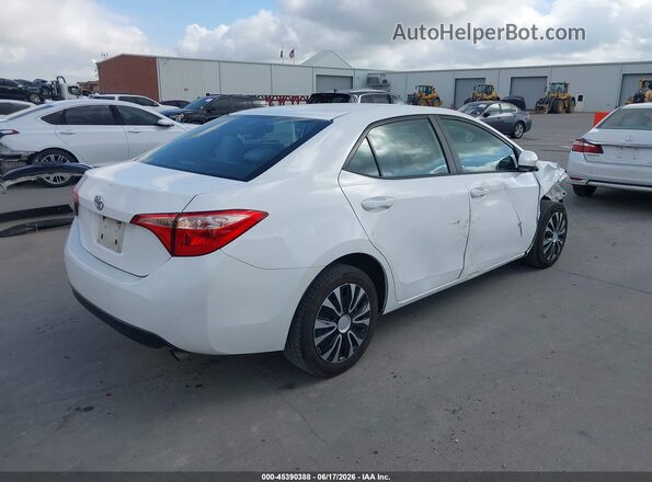 2T1BURHE4JC030000 2018 TOYOTA COROLLA White Tył prawy