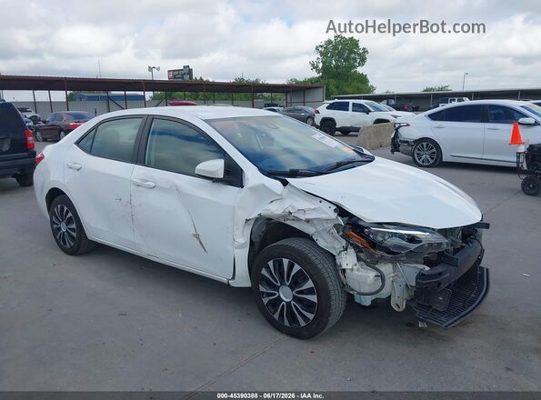 2T1BURHE4JC030000 2018 TOYOTA COROLLA White Widok z przodu