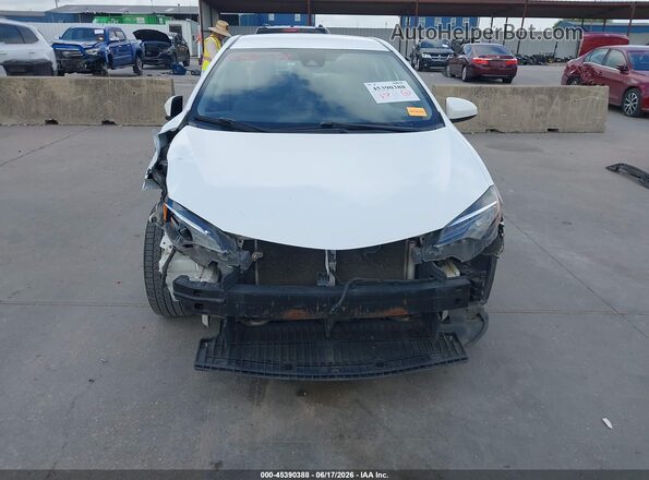 2T1BURHE4JC030000 2018 TOYOTA COROLLA White 