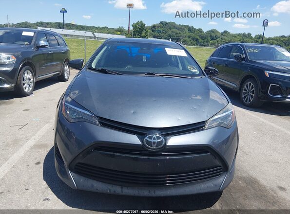 2T1BURHE4JC033589 2018 TOYOTA COROLLA Black Вид щитка приладів