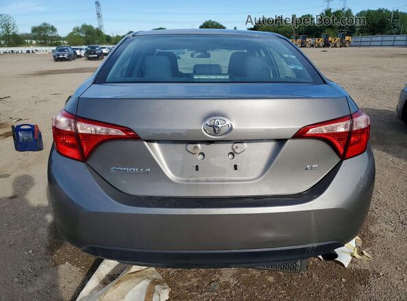 2T1BURHE4JC039067 2018 TOYOTA COROLLA Gray Вид ззаду