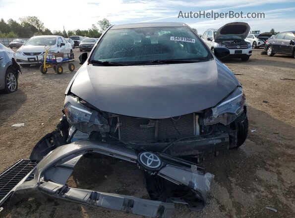 2T1BURHE4JC039067 2018 TOYOTA COROLLA Gray Вид спереду