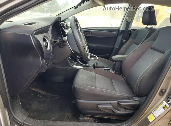 2T1BURHE4JC039067 2018 TOYOTA COROLLA Gray Вид салону спереду