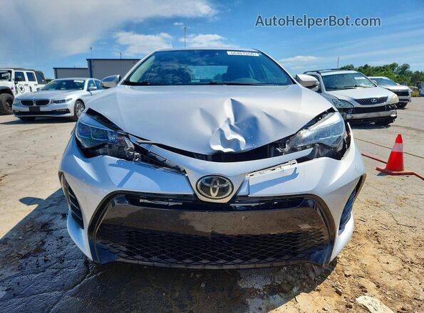 2T1BURHE4JC051980 2018 TOYOTA COROLLA Silver წინა ხედი