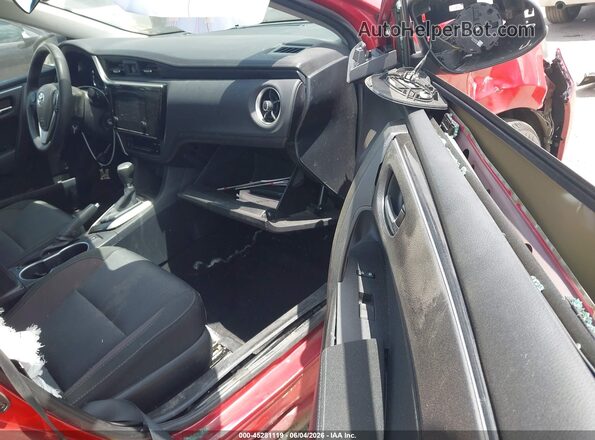 2T1BURHE4JC967395 2018 TOYOTA COROLLA Red Widok wnętrza z przodu