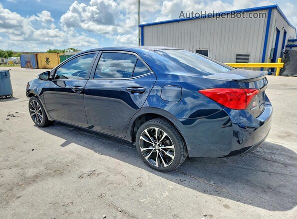 2T1BURHE4JC970166 2018 TOYOTA COROLLA Blue Задня ліва чверть