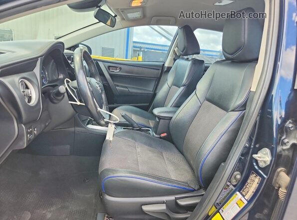 2T1BURHE4JC970166 2018 TOYOTA COROLLA Blue Вид салону спереду