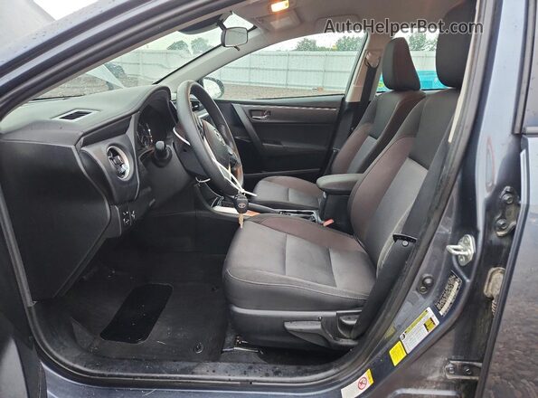 2T1BURHE4JC971964 2018 TOYOTA COROLLA Blue Вид салону спереду
