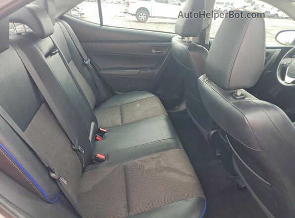 2T1BURHE4JC989056 2018 TOYOTA COROLLA Gray Widok tylnych siedzeń