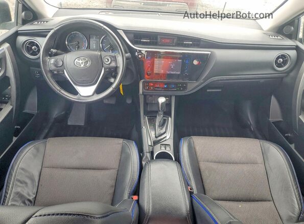 2T1BURHE4JC989056 2018 TOYOTA COROLLA Gray Widok deski rozdzielczej