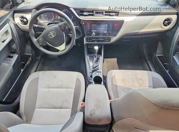 2T1BURHE4JC997335 2018 TOYOTA COROLLA Blue წინა პანელის ხედი