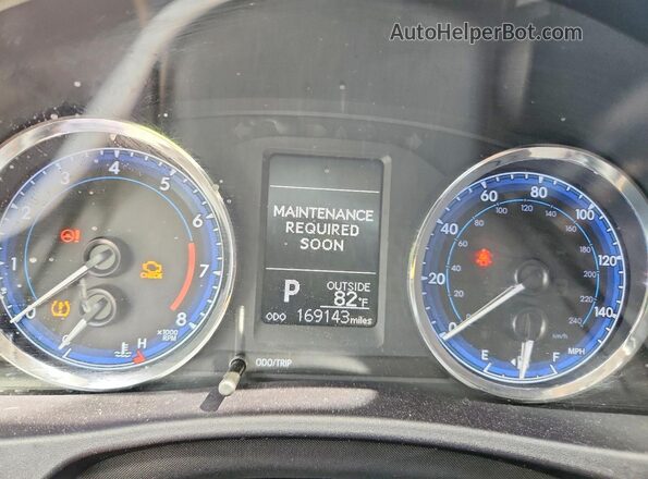 2T1BURHE4JC997335 2018 TOYOTA COROLLA Blue ხელსაწყოთა პანელის ხედი