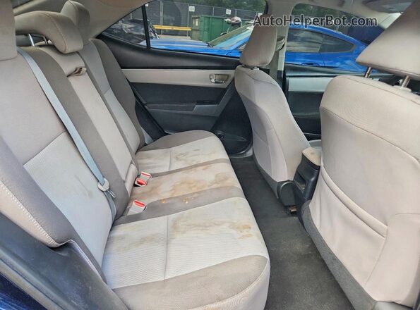 2T1BURHE4JC997335 2018 TOYOTA COROLLA Blue უკანა სავარძლების ხედი