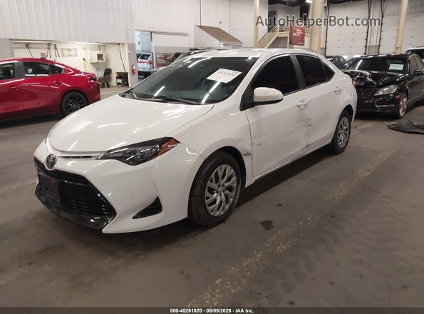 2T1BURHE4KC184580 2019 TOYOTA COROLLA White Առջևի ձախ երեք քառորդ տեսարան