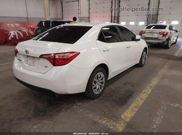 2T1BURHE4KC184580 2019 TOYOTA COROLLA White Հետևի աջ
