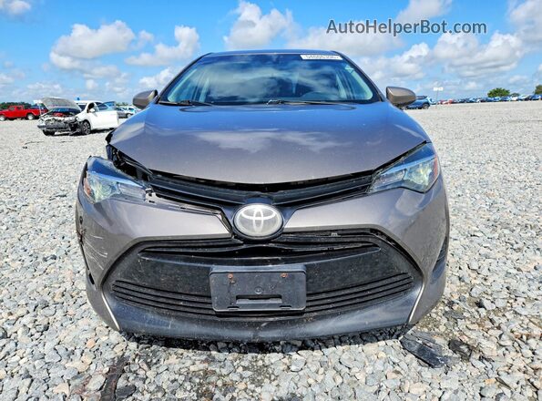 2T1BURHE4KC242011 2019 TOYOTA COROLLA Gray 