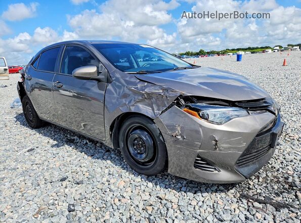 2T1BURHE4KC242011 2019 TOYOTA COROLLA Gray 