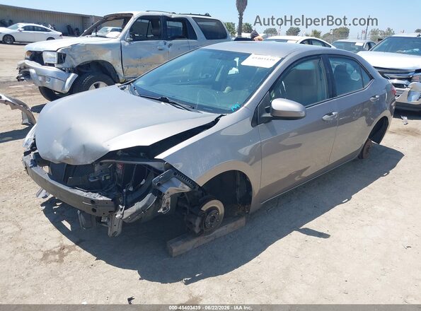 2T1BURHE5GC485852 2016 TOYOTA COROLLA Gray Vista tres cuartos delantera izquierda