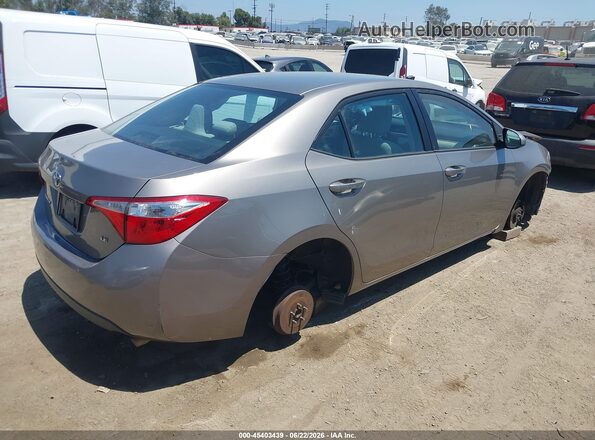 2T1BURHE5GC485852 2016 TOYOTA COROLLA Gray Trasero derecho