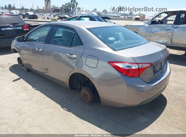 2T1BURHE5GC485852 2016 TOYOTA COROLLA Gray Trasero izquierdo