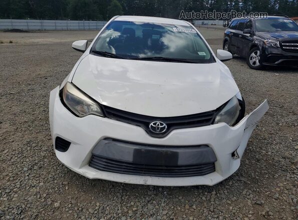 2T1BURHE5GC492199 2016 TOYOTA COROLLA White Դիմացի տեսք
