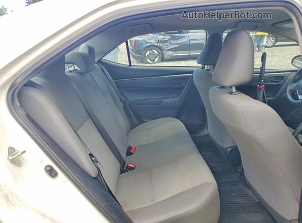 2T1BURHE5GC492199 2016 TOYOTA COROLLA White Հետևի նստատեղերի տեսք